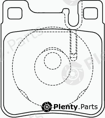  MINTEX part MDB1627 Brake Pad Set, disc brake