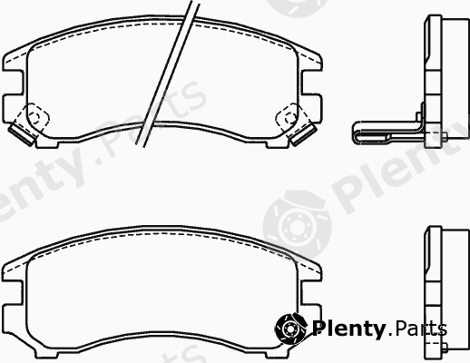  MINTEX part MDB1408 Brake Pad Set, disc brake