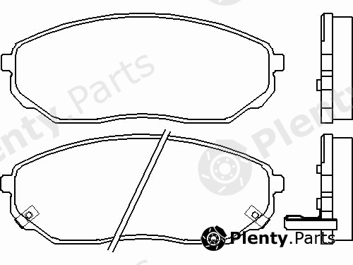  MINTEX part MDB2585 Brake Pad Set, disc brake