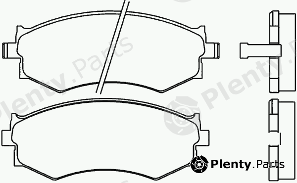  MINTEX part MDB2351 Brake Pad Set, disc brake