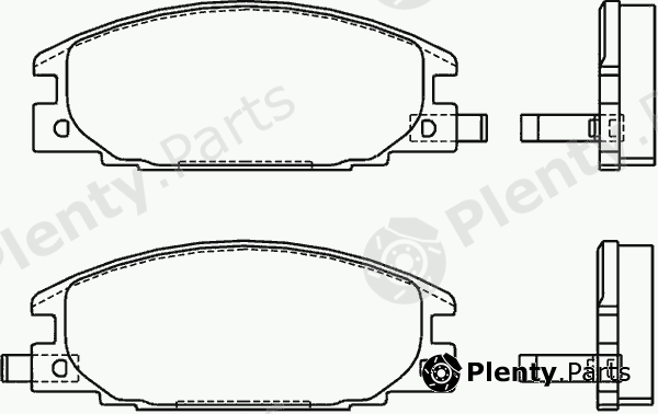  MINTEX part MDB1421 Brake Pad Set, disc brake