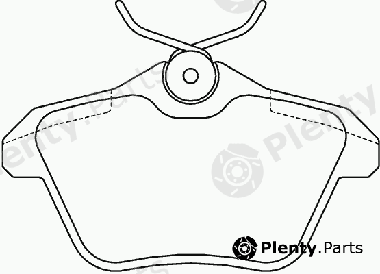  MINTEX part MDB1742 Brake Pad Set, disc brake