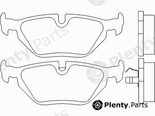  MINTEX part MDB1572 Brake Pad Set, disc brake