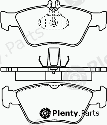  MINTEX part MDB1736 Brake Pad Set, disc brake