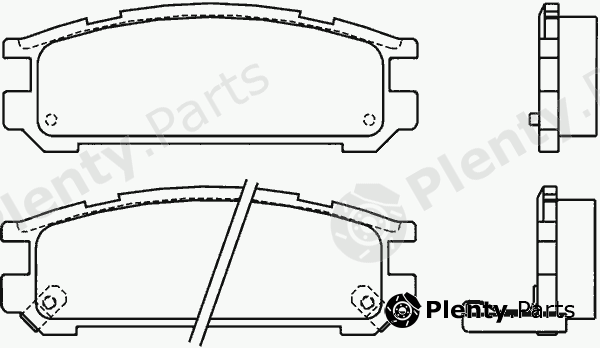  MINTEX part MDB1497 Brake Pad Set, disc brake