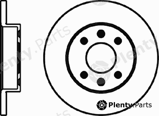  MINTEX part MDC297 Brake Disc
