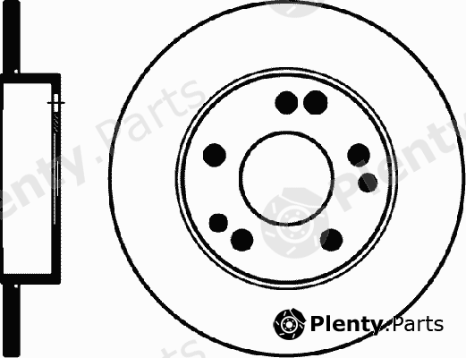  MINTEX part MDC351 Brake Disc