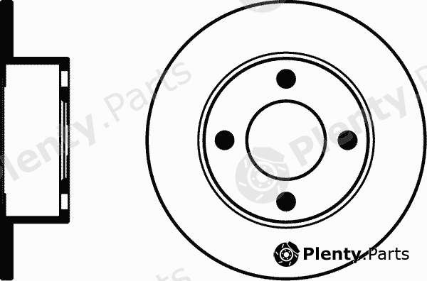  MINTEX part MDC369 Brake Disc