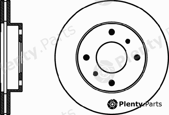  MINTEX part MDC584 Brake Disc