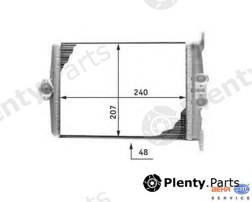  HELLA part 8FH351311-641 (8FH351311641) Heat Exchanger, interior heating