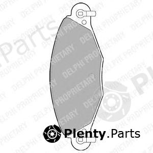  DELPHI part LP1655 Brake Pad Set, disc brake