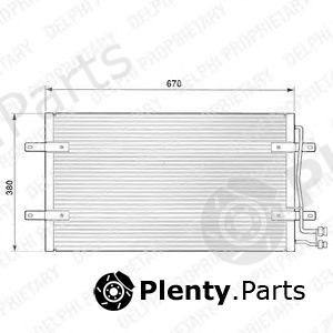  DELPHI part TSP0225471 Condenser, air conditioning