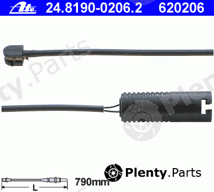  ATE part 24.8190-0206.2 (24819002062) Warning Contact, brake pad wear