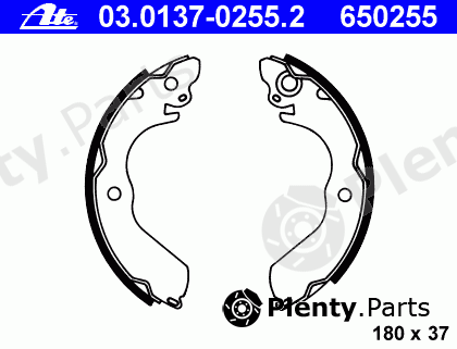  ATE part 03.0137-0255.2 (03013702552) Brake Shoe Set