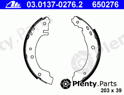 ATE part 03.0137-0276.2 (03013702762) Brake Shoe Set