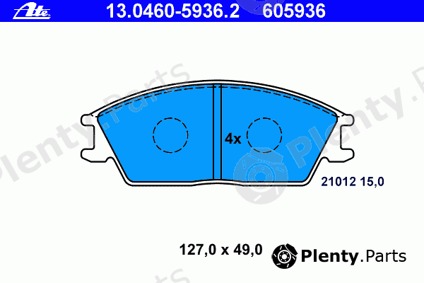  ATE part 13.0460-5936.2 (13046059362) Brake Pad Set, disc brake