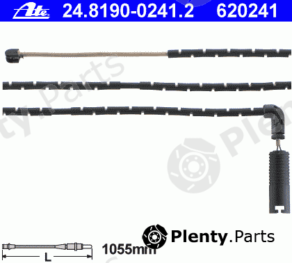  ATE part 24.8190-0241.2 (24819002412) Warning Contact, brake pad wear