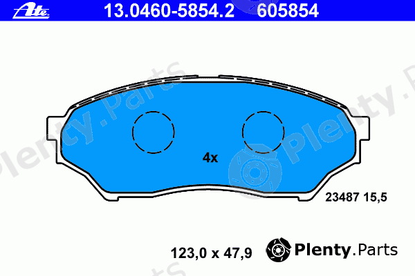  ATE part 13.0460-5854.2 (13046058542) Brake Pad Set, disc brake