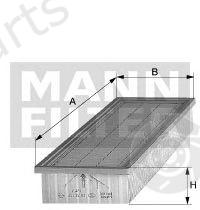  MANN-FILTER part C48140 Filter, interior air