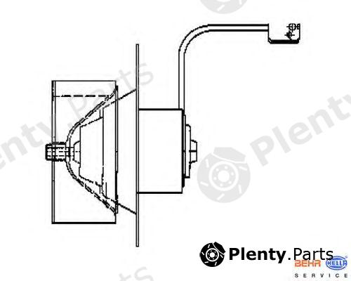  BEHR part 8EW009160-511 (8EW009160511) Interior Blower