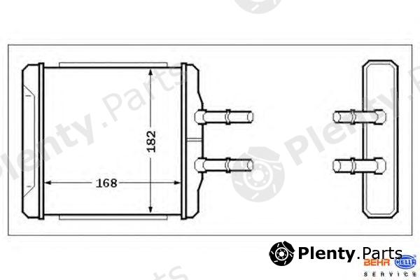  BEHR part 8FH351024-221 (8FH351024221) Heat Exchanger, interior heating