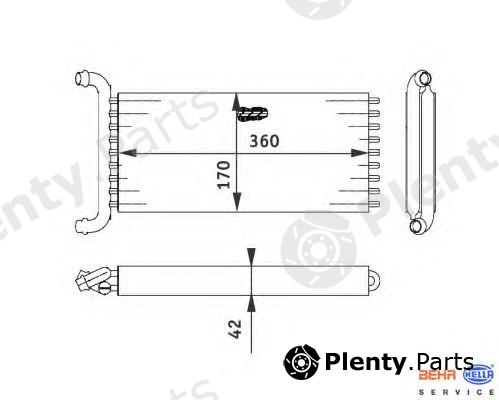  BEHR part 8FH351312-141 (8FH351312141) Heat Exchanger, interior heating