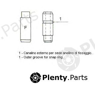  METELLI part 01-2431 (012431) Valve Guides