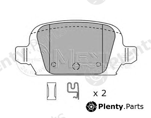  MEYLE part 0252328414 Brake Pad Set, disc brake