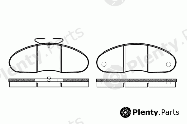  ROADHOUSE part 2048.00 (204800) Brake Pad Set, disc brake