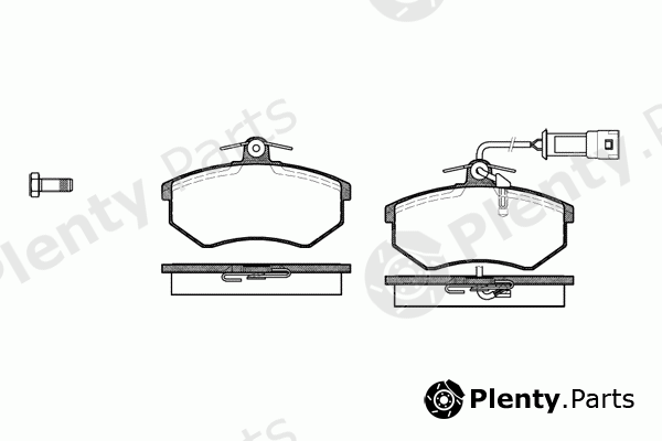  ROADHOUSE part 2134.02 (213402) Brake Pad Set, disc brake