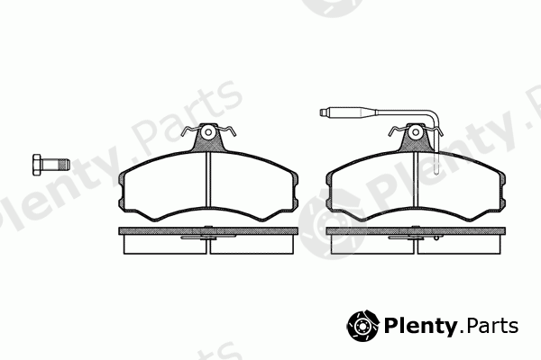  ROADHOUSE part 2143.02 (214302) Brake Pad Set, disc brake