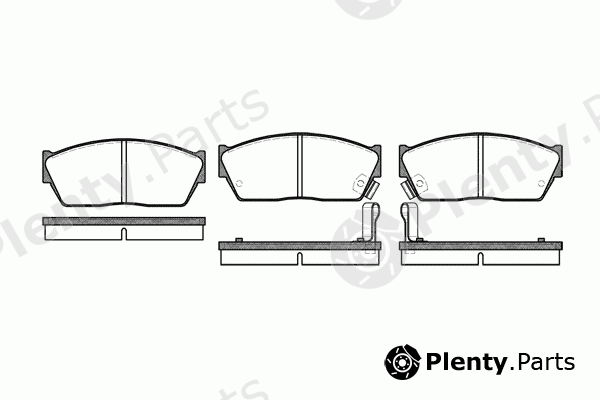  ROADHOUSE part 2147.02 (214702) Brake Pad Set, disc brake