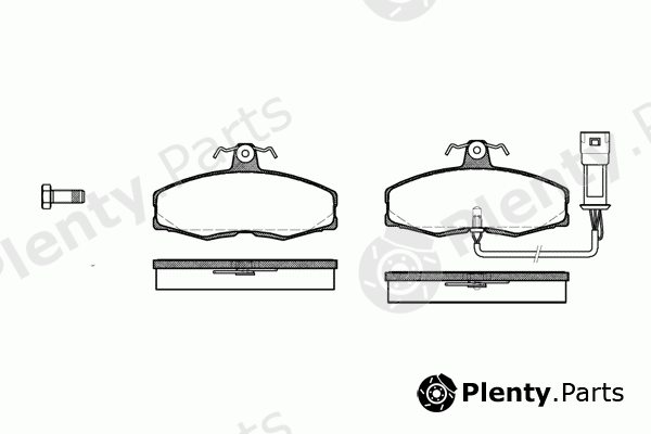  ROADHOUSE part 2154.02 (215402) Brake Pad Set, disc brake