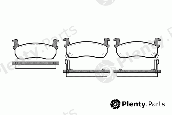  ROADHOUSE part 2174.02 (217402) Brake Pad Set, disc brake