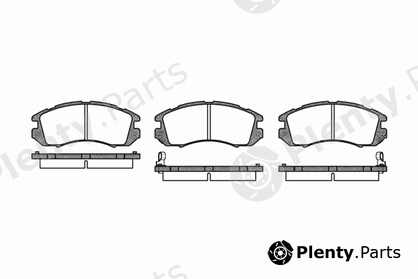  ROADHOUSE part 2191.12 (219112) Brake Pad Set, disc brake