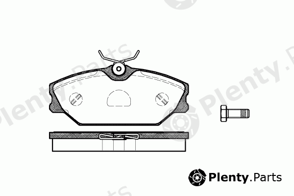  ROADHOUSE part 2208.00 (220800) Brake Pad Set, disc brake