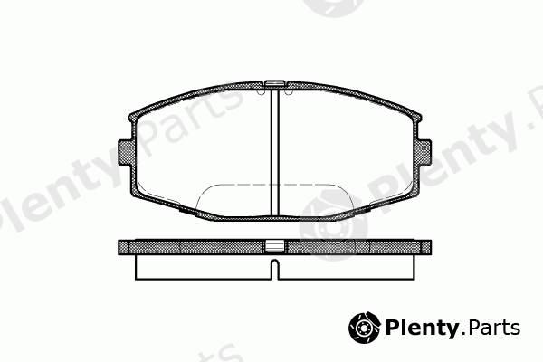  ROADHOUSE part 2225.10 (222510) Brake Pad Set, disc brake