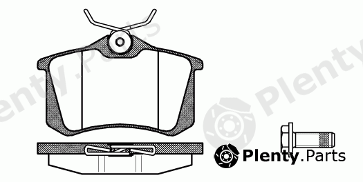  ROADHOUSE part 2263.92 (226392) Brake Pad Set, disc brake
