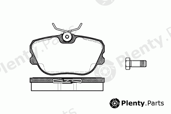  ROADHOUSE part 2280.10 (228010) Brake Pad Set, disc brake