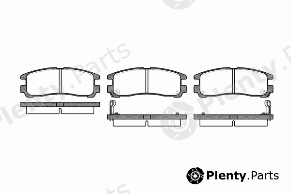  ROADHOUSE part 2291.02 (229102) Brake Pad Set, disc brake