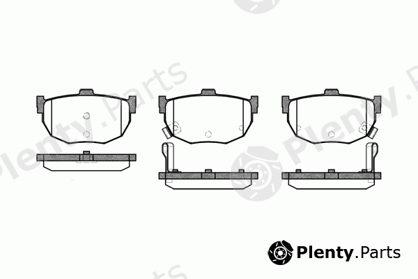  ROADHOUSE part 2294.12 (229412) Brake Pad Set, disc brake