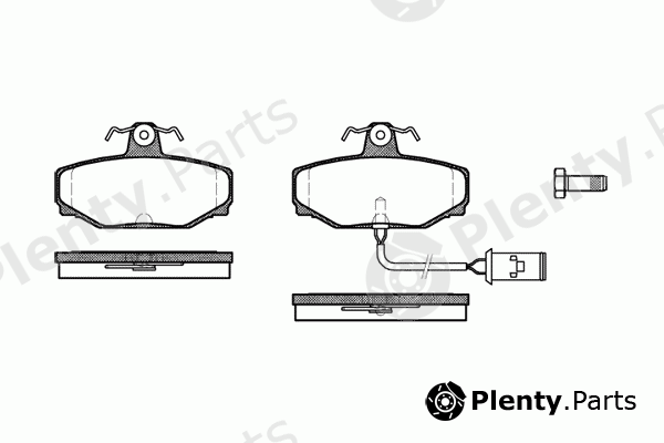  ROADHOUSE part 2304.02 (230402) Brake Pad Set, disc brake