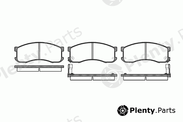 ROADHOUSE part 2313.02 (231302) Brake Pad Set, disc brake