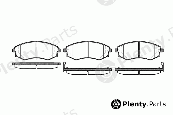  ROADHOUSE part 2318.12 (231812) Brake Pad Set, disc brake