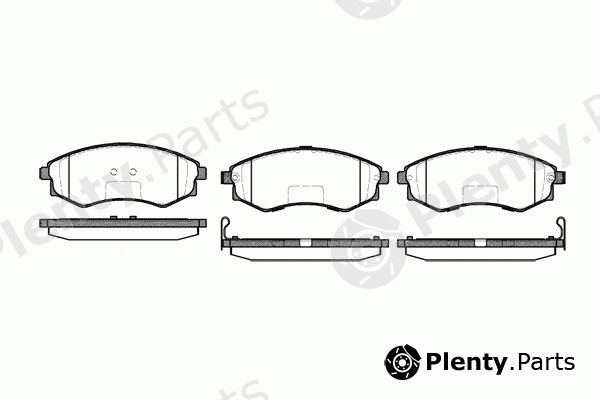  ROADHOUSE part 2318.52 (231852) Brake Pad Set, disc brake