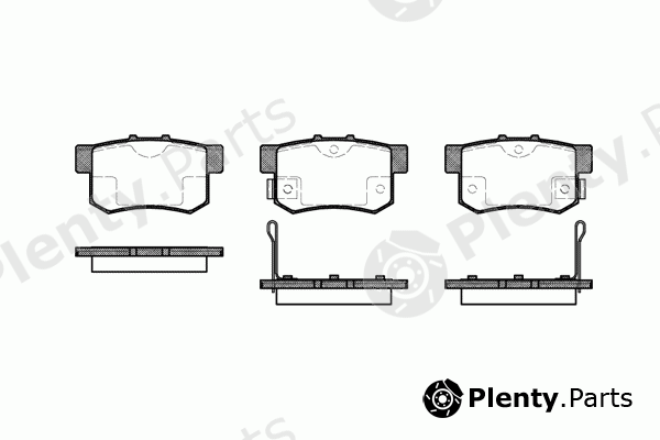  ROADHOUSE part 2325.02 (232502) Brake Pad Set, disc brake