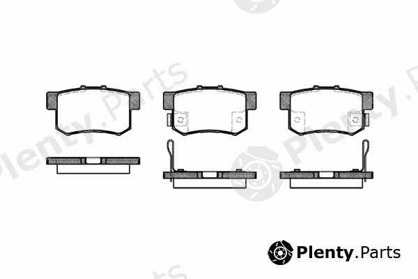  ROADHOUSE part 2325.12 (232512) Brake Pad Set, disc brake