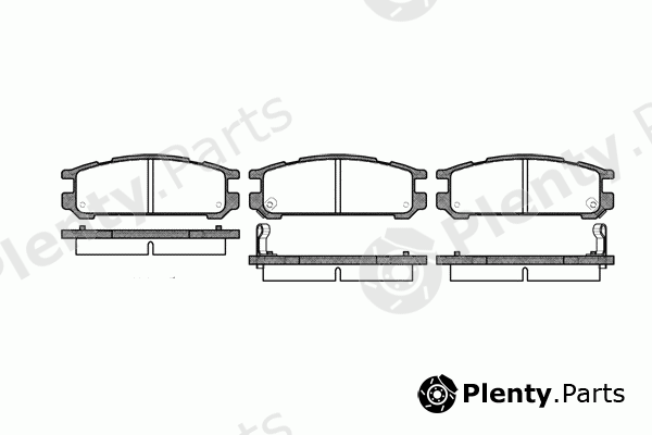  ROADHOUSE part 2342.02 (234202) Brake Pad Set, disc brake
