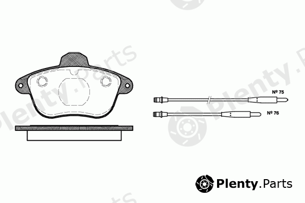  ROADHOUSE part 2401.04 (240104) Brake Pad Set, disc brake