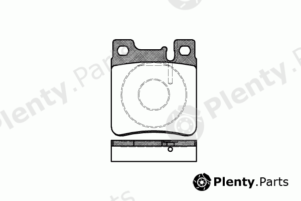  ROADHOUSE part 2407.00 (240700) Brake Pad Set, disc brake